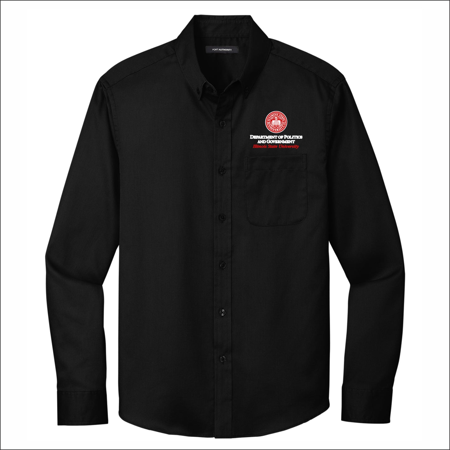ISU Politics and Gov Long Sleeve SuperPro React Twill