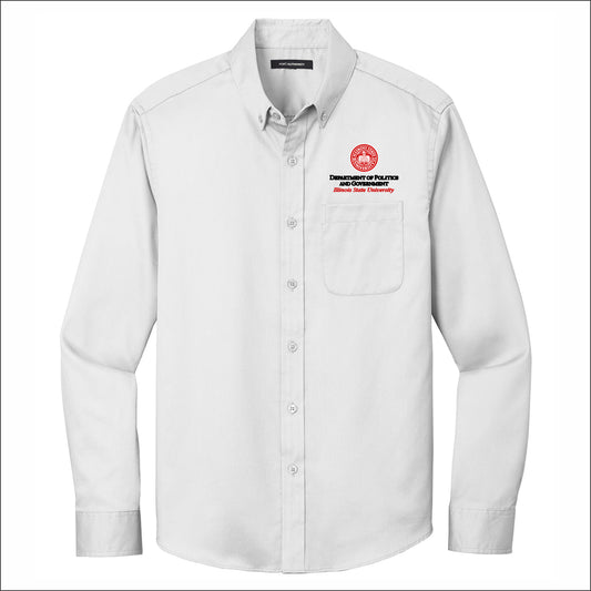 ISU Politics and Gov Long Sleeve SuperPro React Twill