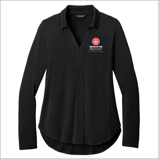 ISU Provost Ladies Luxe Knit Button Tunic