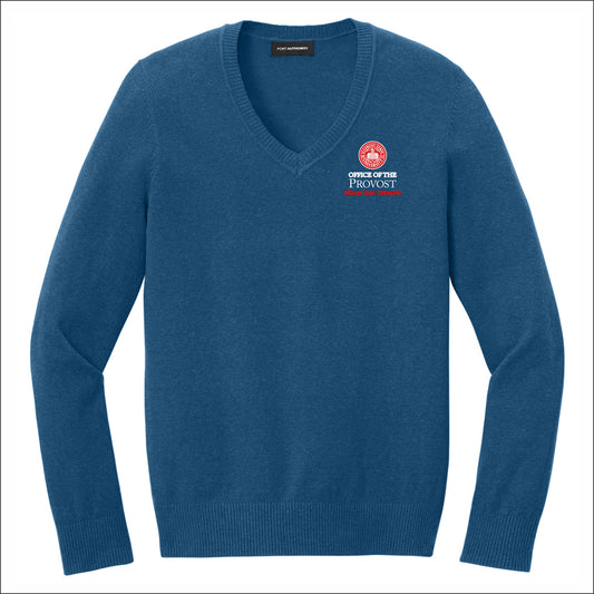 ISU Provost Ladies Easy Care V-Neck Sweater