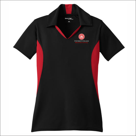 University College Ladies Performance Side Blocked Polo