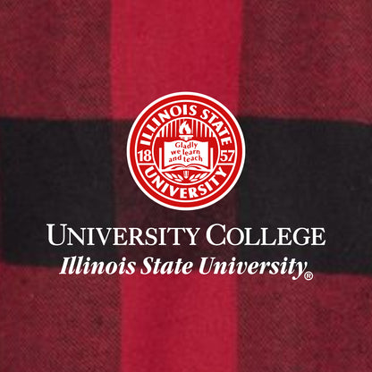 University College Long Sleeve Plaid Flannel Shirt
