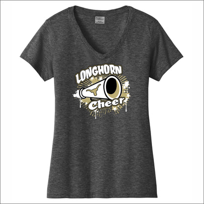 Inola Youth Cheer Ladies Fan Favorite V-Neck Tee