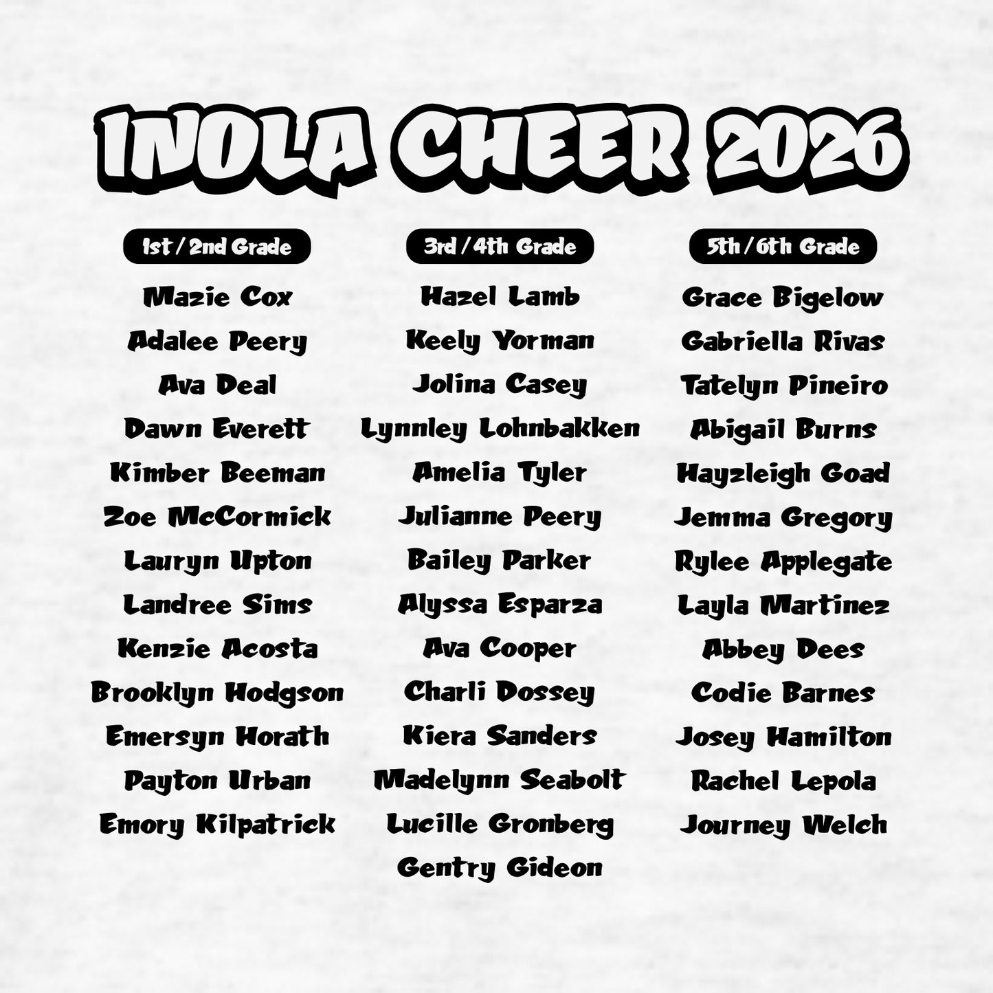 Inola Youth Cheer Hooded Sweatshirt
