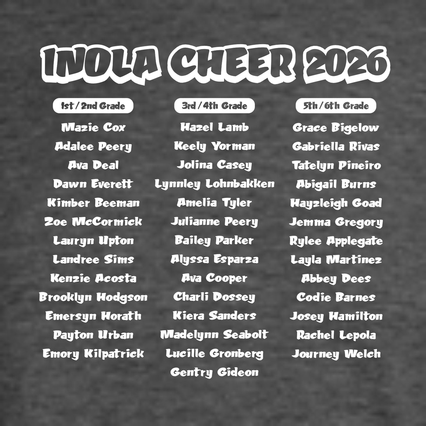 Inola Youth Cheer Ladies Fan Favorite V-Neck Tee