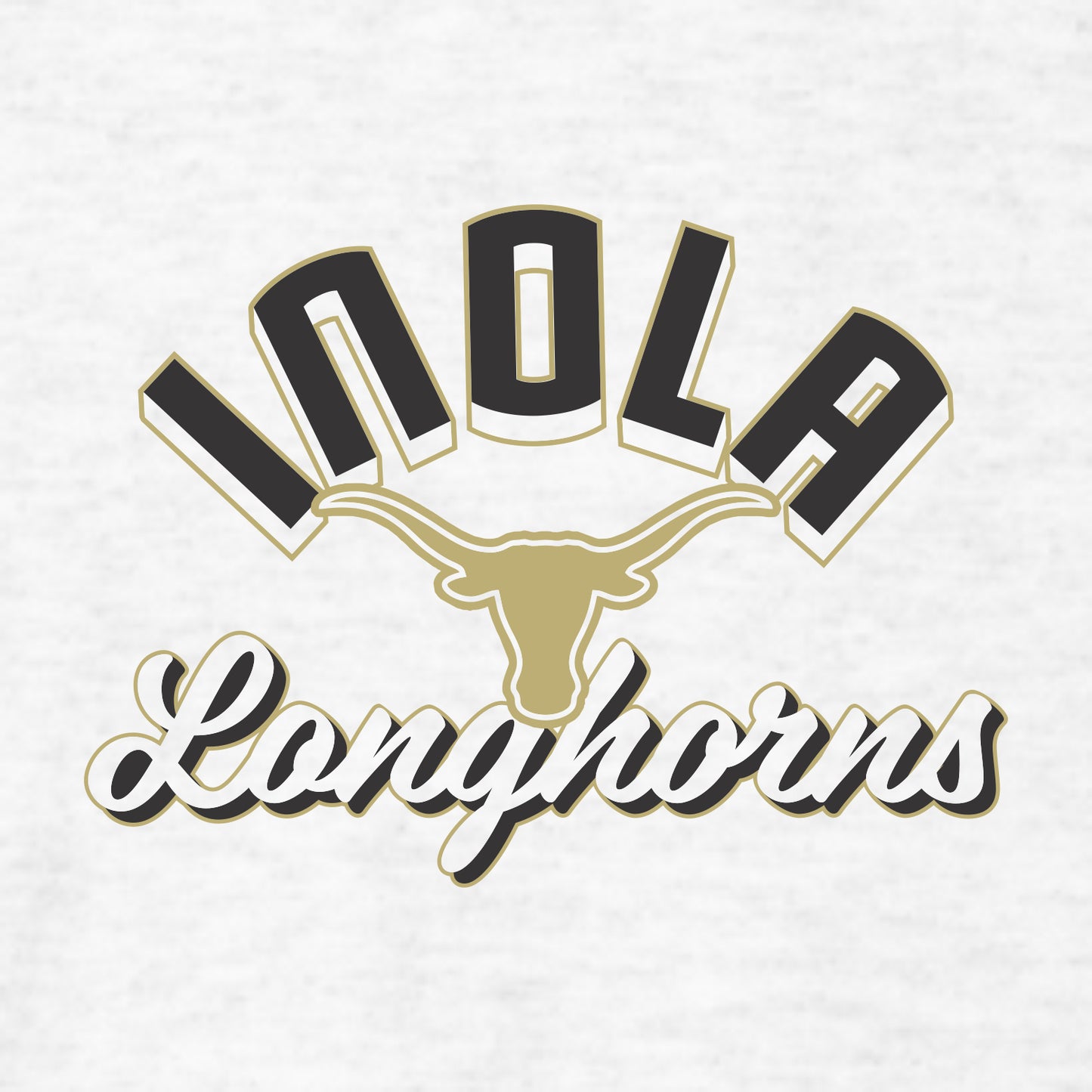 Inola Youth Cheer Soft Jersey Short Sleeve T-shirt - Design C