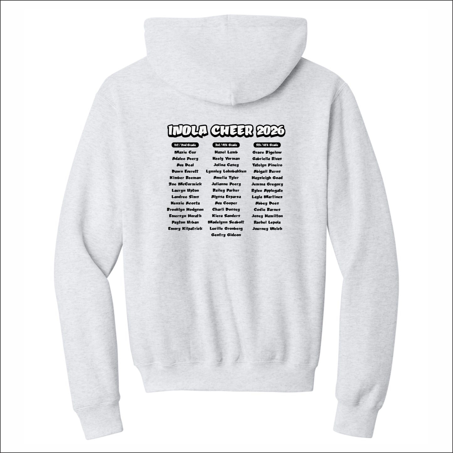 Inola Youth Cheer Hooded Sweatshirt