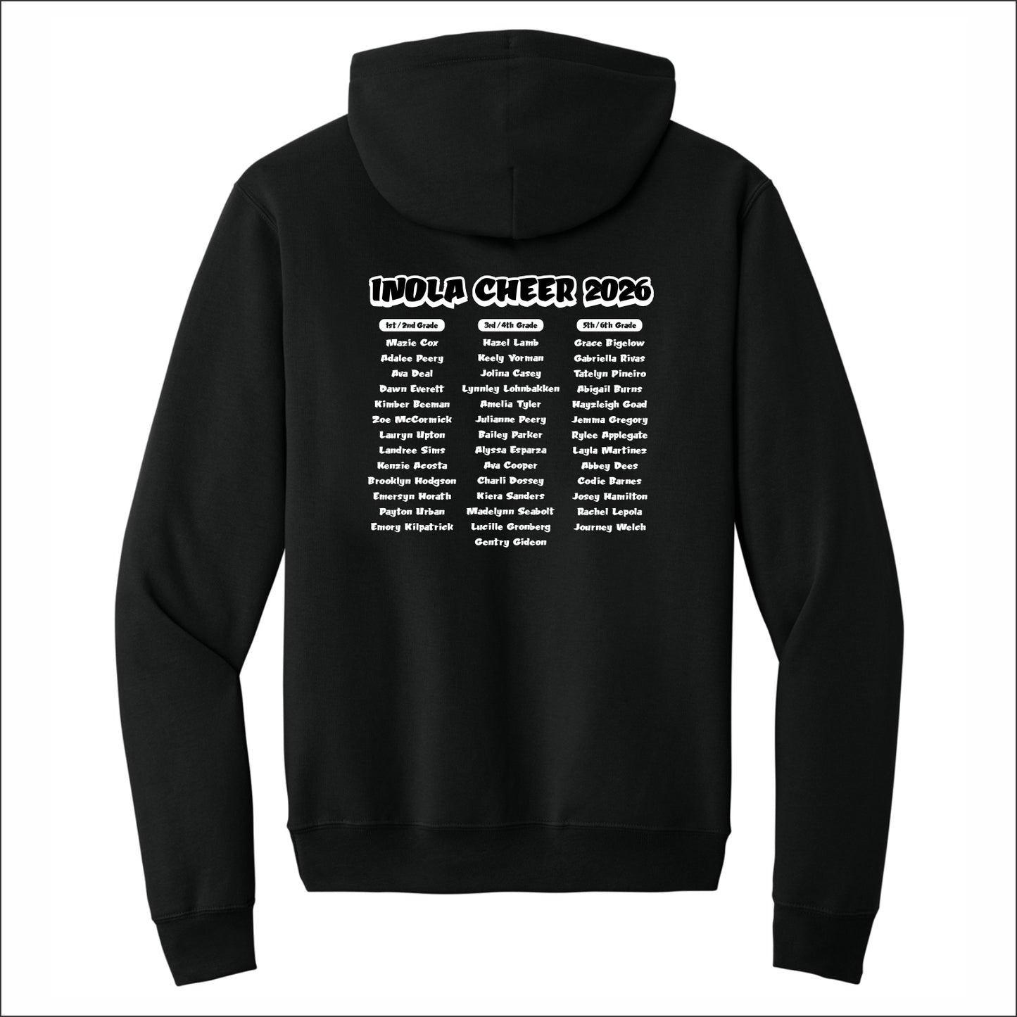 Inola Youth Cheer Hooded Sweatshirt