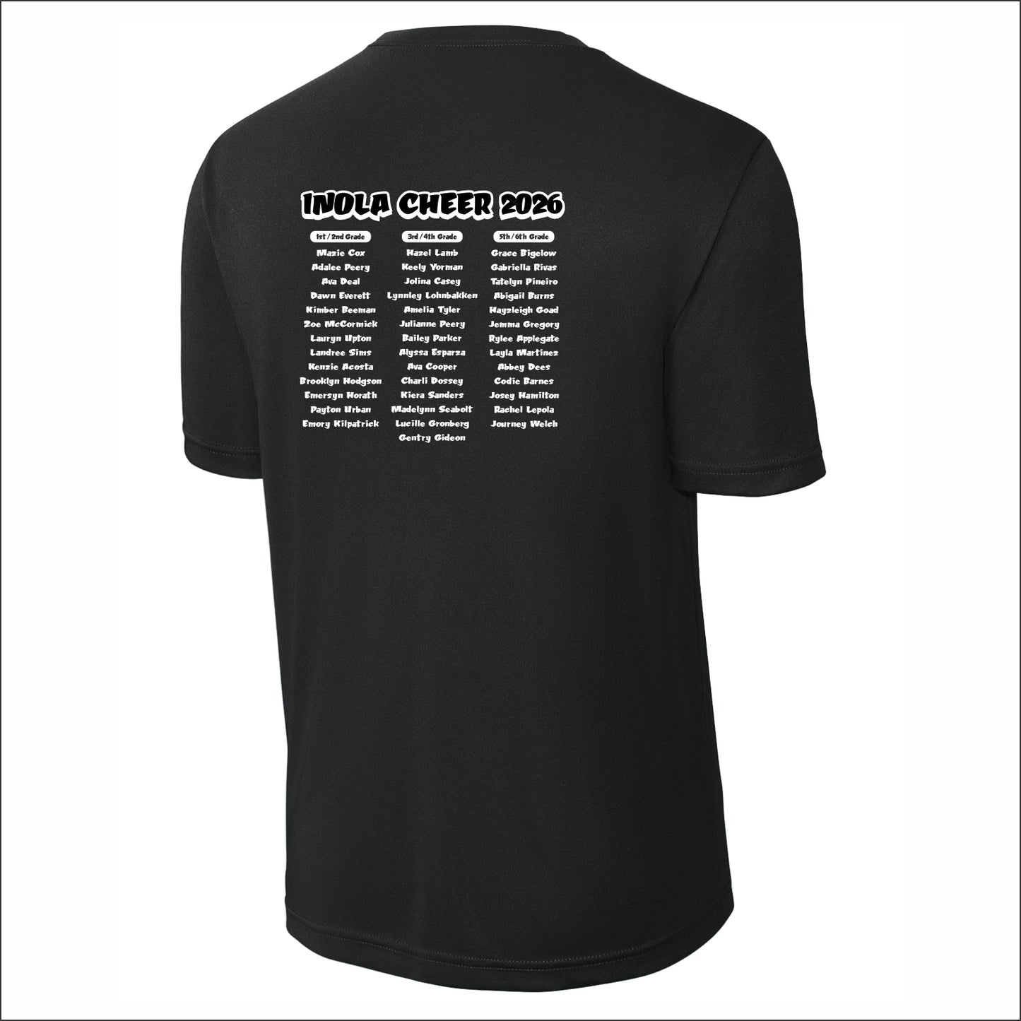Inola Youth Cheer Performance T-shirt