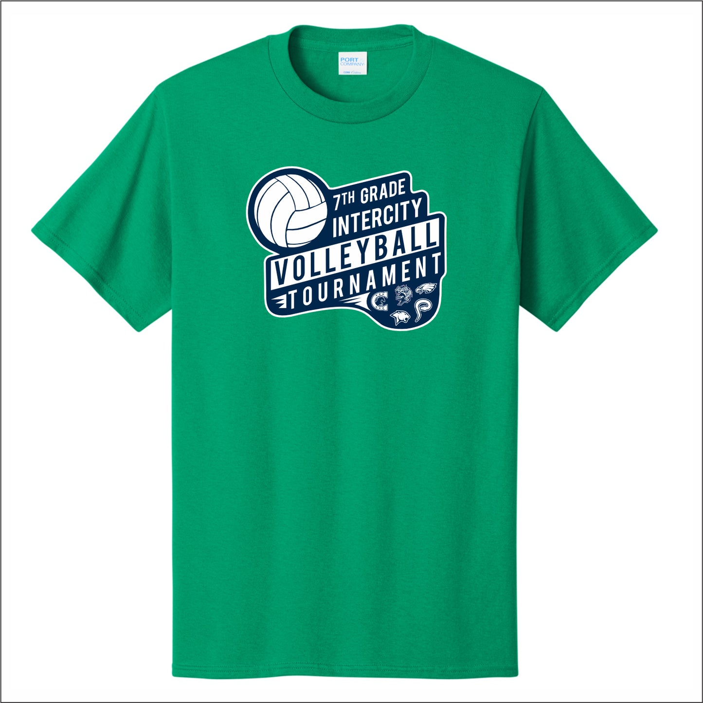 Intercity Volleyball 7th Grade Short Sleeve T-shirt