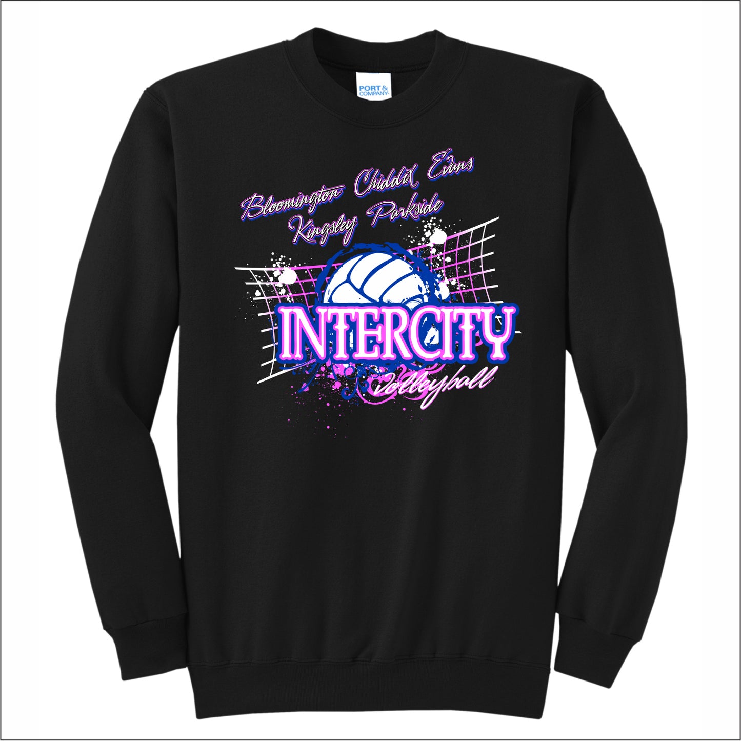 Intercity Volleyball 8th Grade Crewneck Sweatshirt