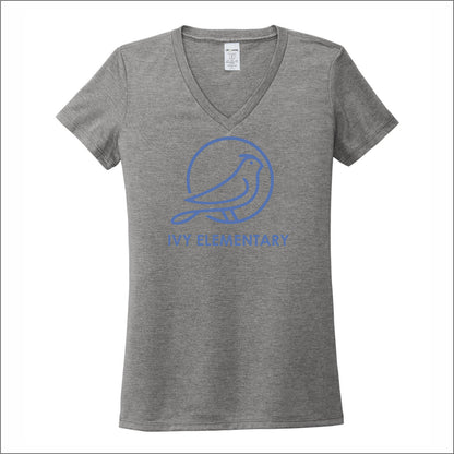 Ivy Elementary Allmade Ladies V-Neck Tee - Des. A