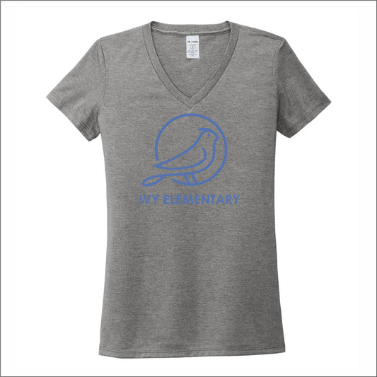 Ivy Elementary Allmade Ladies V-Neck Tee - Des. A