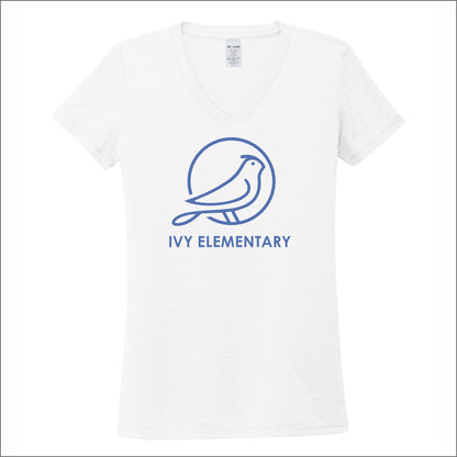 Ivy Elementary Allmade Ladies V-Neck Tee - Des. A
