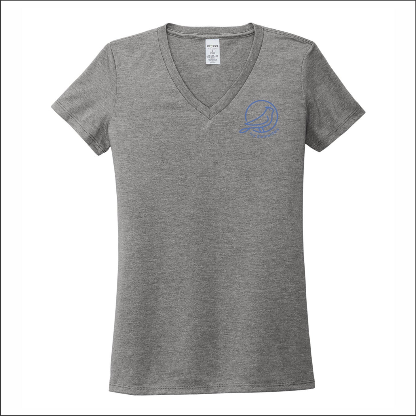 Ivy Elementary Allmade Ladies V-Neck Tee - Des. B