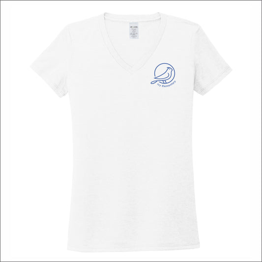 Ivy Elementary Allmade Ladies V-Neck Tee - Des. B