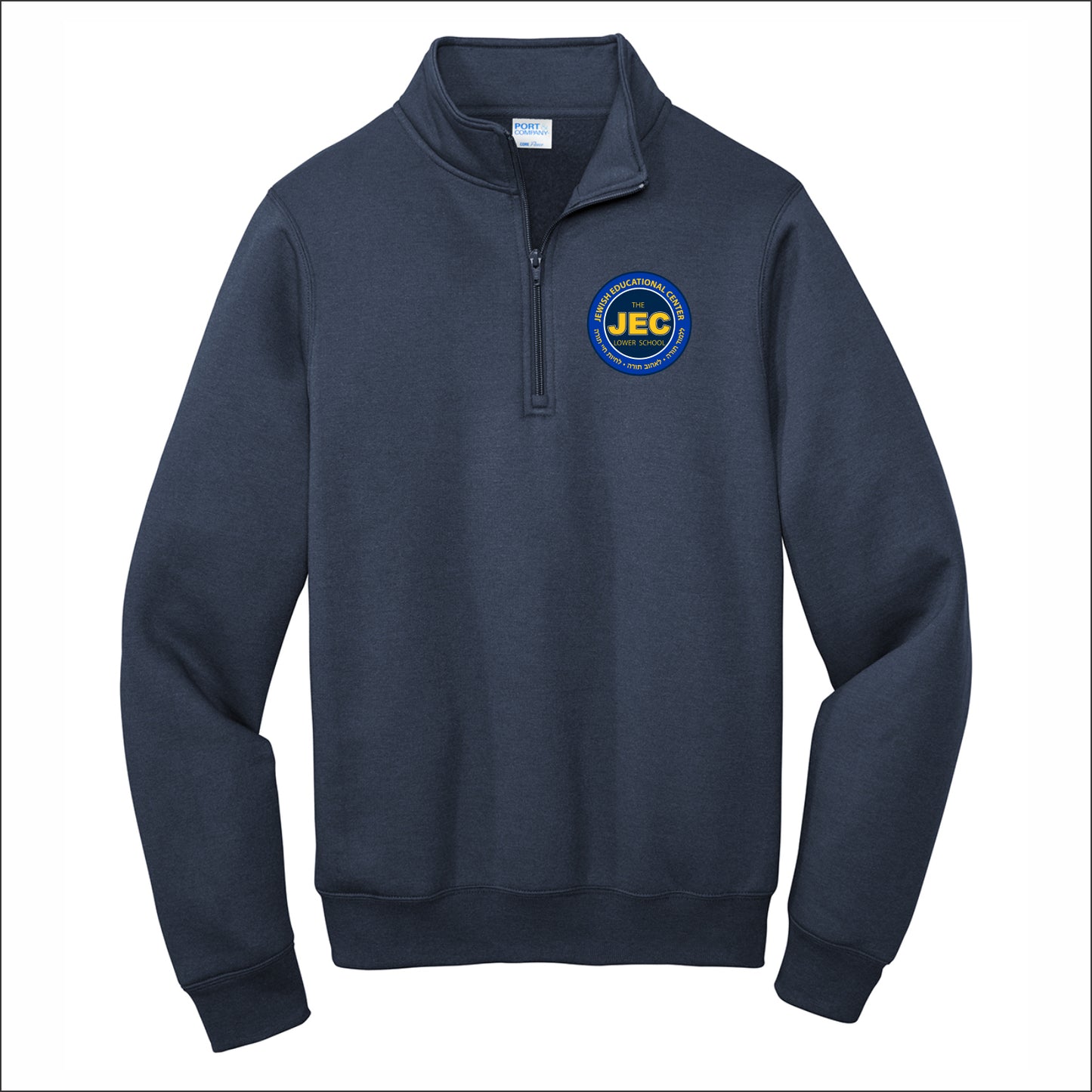 JEC Lower 1/4 Zip Sweatshirt - Design A