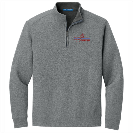 James Monroe HS Track Interlock 1/4 Zip Pullover