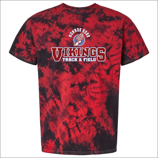 James Monroe HS Track Crystal Tie-Dyed T-Shirt