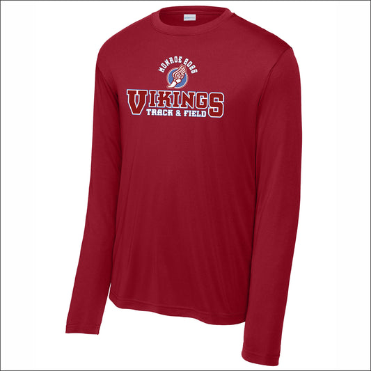 James Monroe HS Track Performance Long Sleeve T-shirt