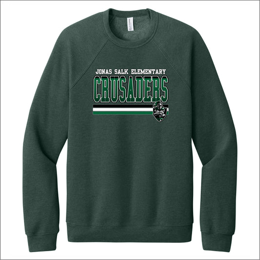 Jonas Salk Staff Sponge Fleece Raglan Crewneck Sweatshirt