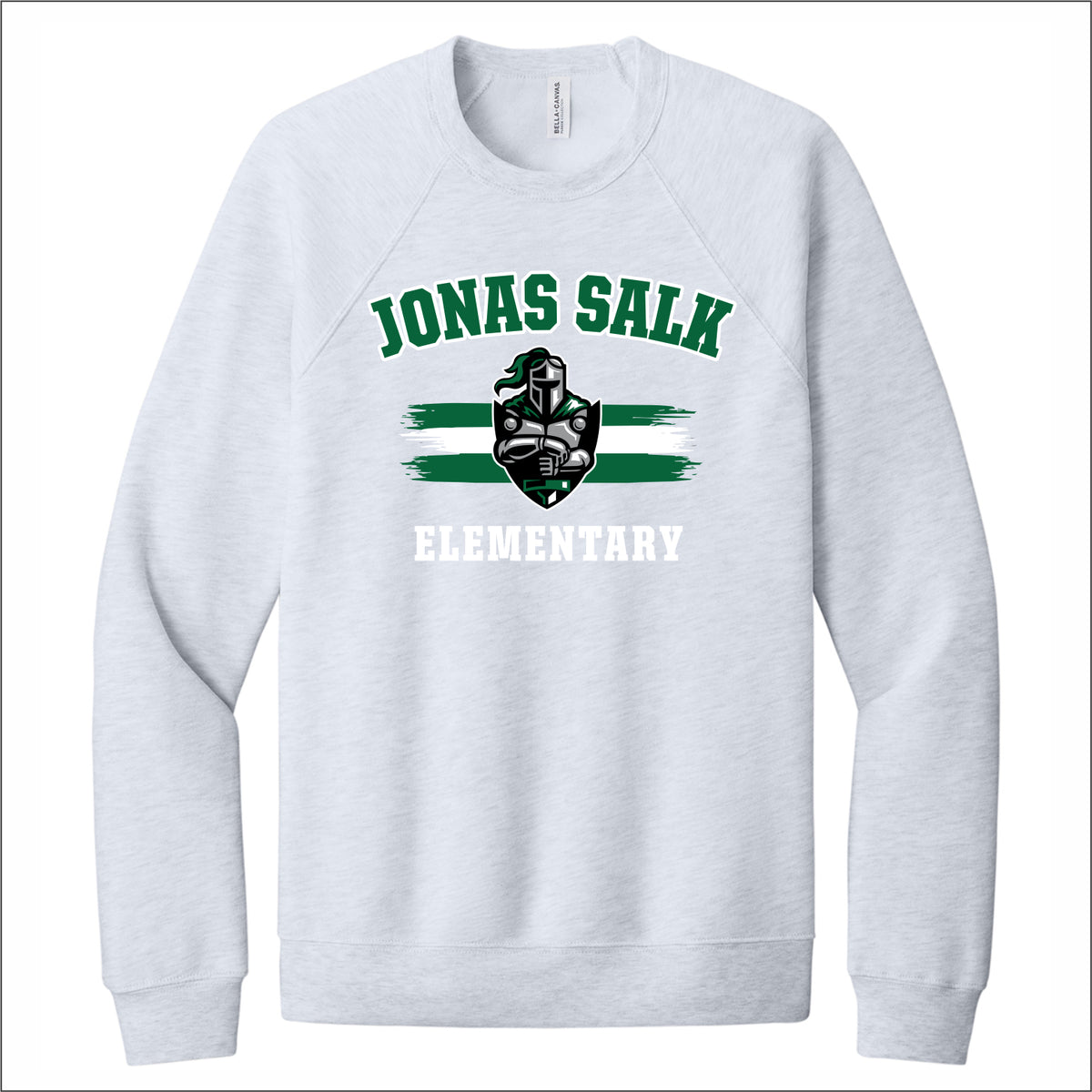 Jonas Salk Staff Sponge Fleece Raglan Crewneck Sweatshirt - Des. A