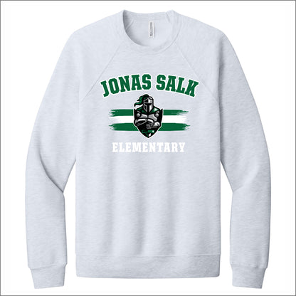 Jonas Salk Staff Sponge Fleece Raglan Crewneck Sweatshirt - Des. A