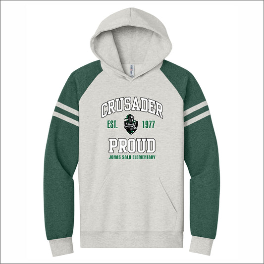 Jonas Salk Elementary Varsity Colorblock Raglan Hoodie
