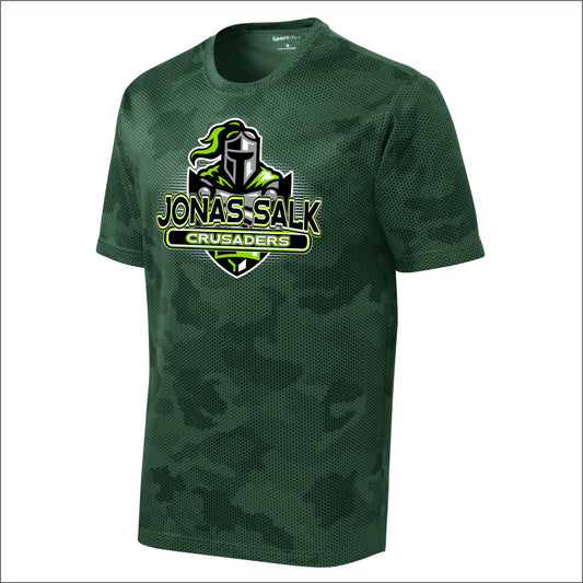 Jonas Salk Elementary CamoHex Performance T-shirt