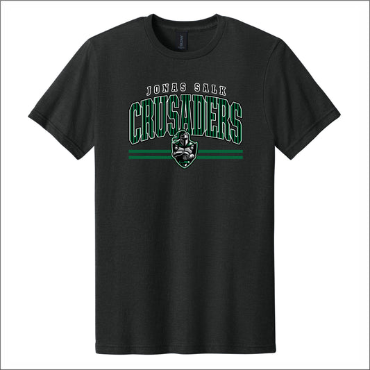 Jonas Salk Elementary Gildan Heathered Softstyle Short Sleeve T-shirt - Des. A