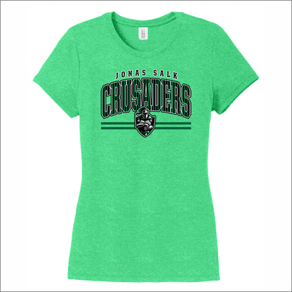 Jonas Salk Elementary Ladies Perfect Tri-Blend Tee - Des. A