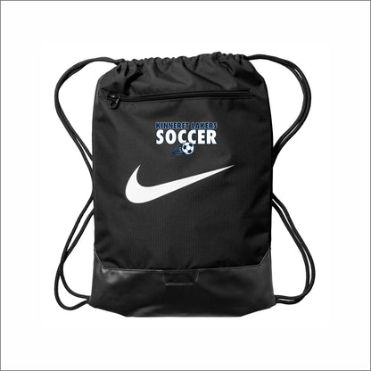KDS Lakers Soccer Nike Brasilia Drawstring Gym Sack