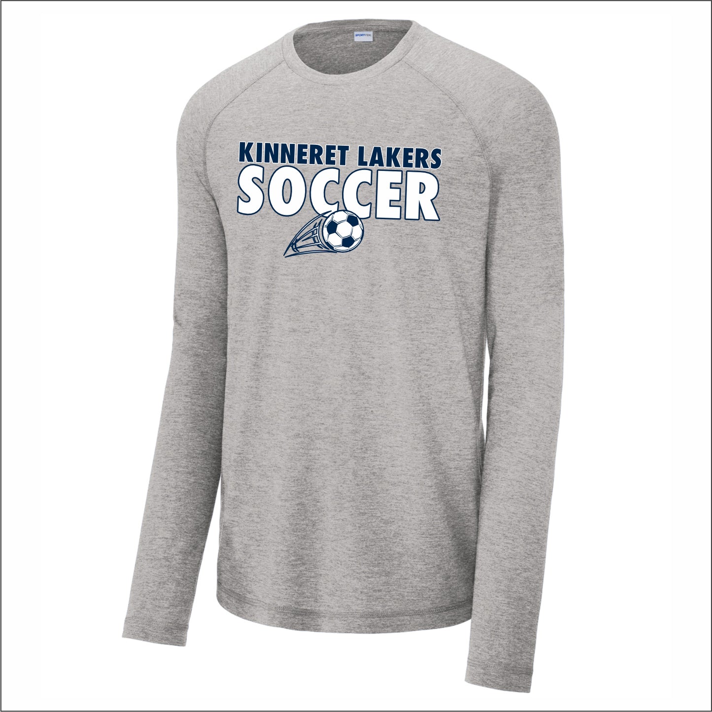KDS Lakers Soccer Long Sleeve Tri-Blend Wicking Raglan T