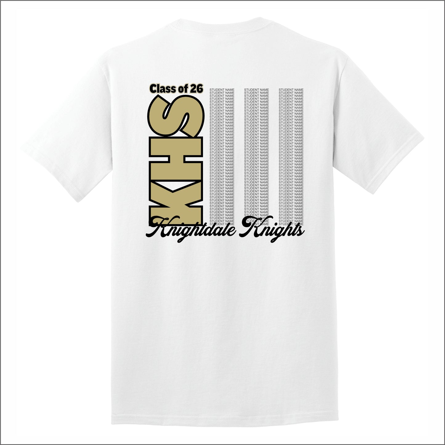 Knightdale HS Seniors Short Sleeve T-shirt