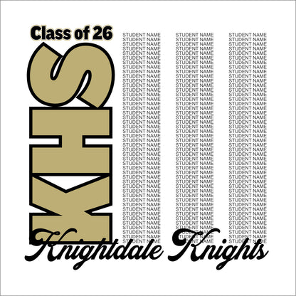Knightdale HS Seniors Short Sleeve T-shirt