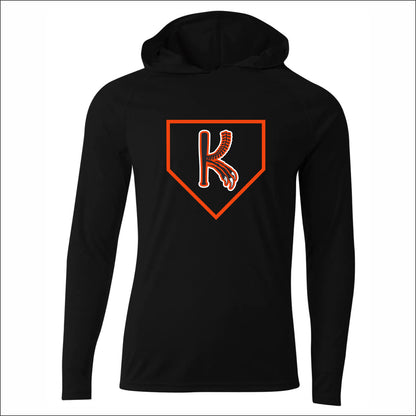 Kingsley Baseball Cooling Performance Long Sleeve Hooded Tee