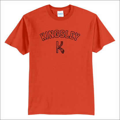 Kingsley Baseball 50/50 Short Sleeve T-shirt - Design A