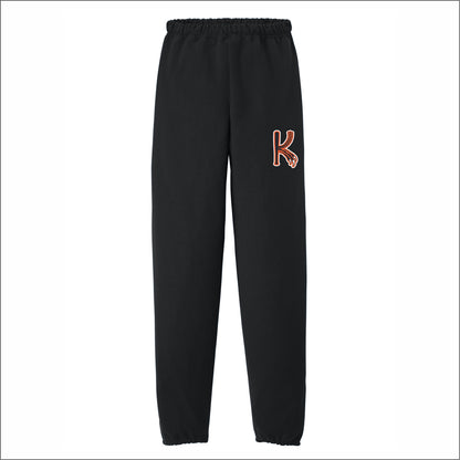 Kingsley Baseball Elastic Bottom Sweatpants