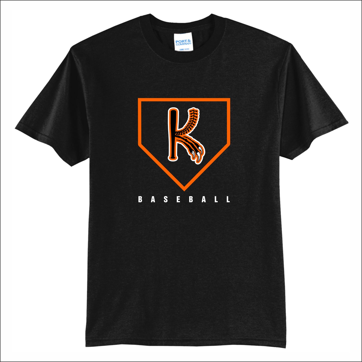Kingsley Baseball 50/50 Short Sleeve T-shirt - Design C