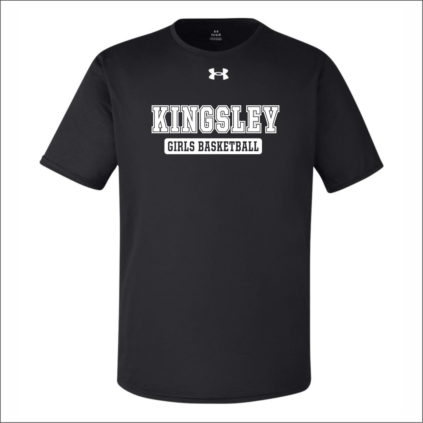 Kingsley Girls Basketball Under Armour Team Tech Performance T-Shirt