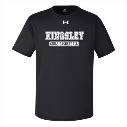 Kingsley Girls Basketball Under Armour Team Tech Performance T-Shirt