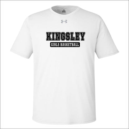 Kingsley Girls Basketball Under Armour Team Tech Performance T-Shirt