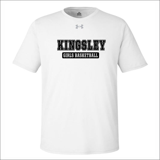 Kingsley Girls Basketball Under Armour Team Tech Performance T-Shirt