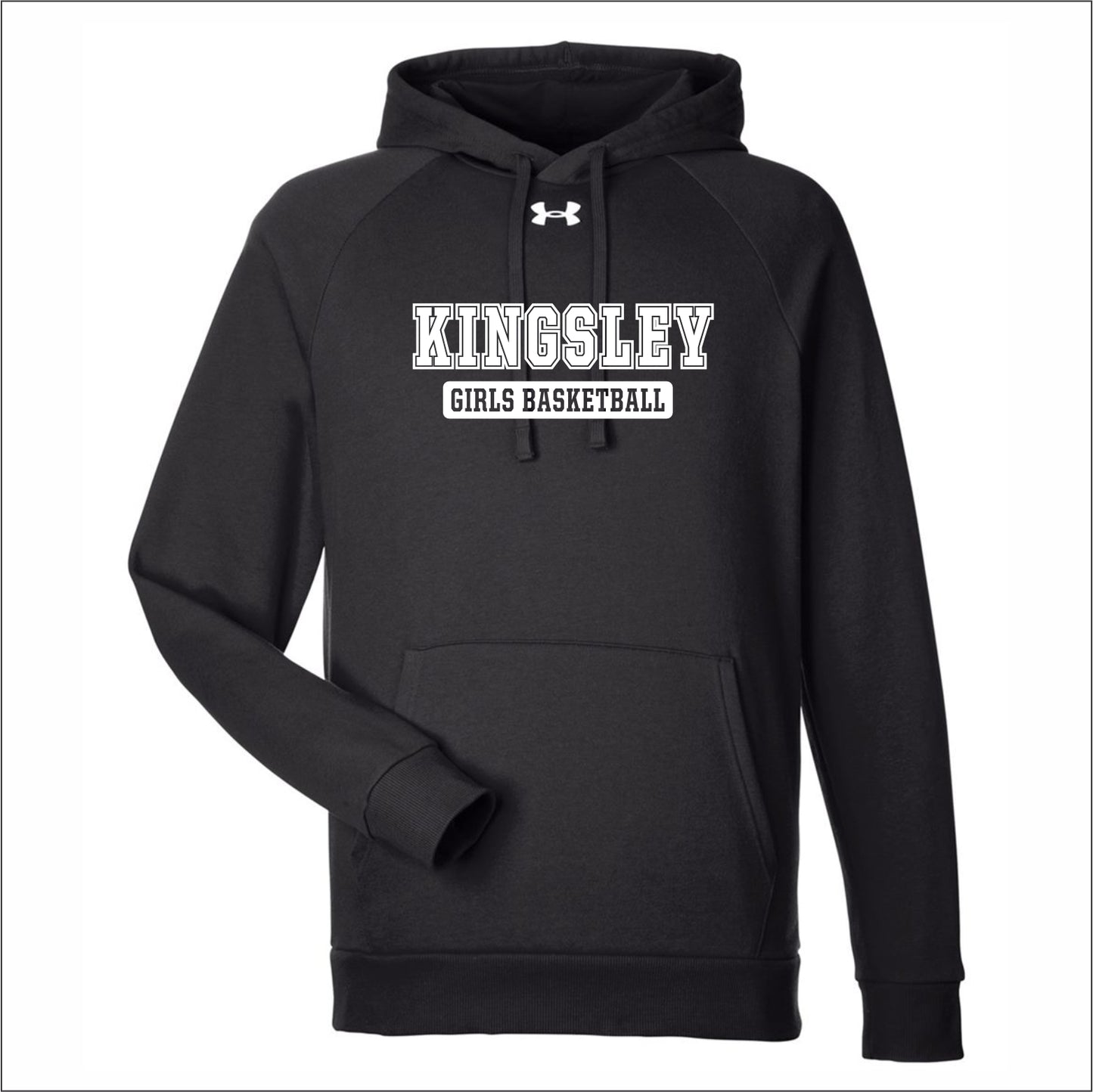 Kingsley Girls Basketball Under Armour Rival Hooded Sweatshirt