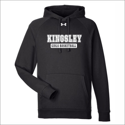 Kingsley Girls Basketball Under Armour Rival Hooded Sweatshirt