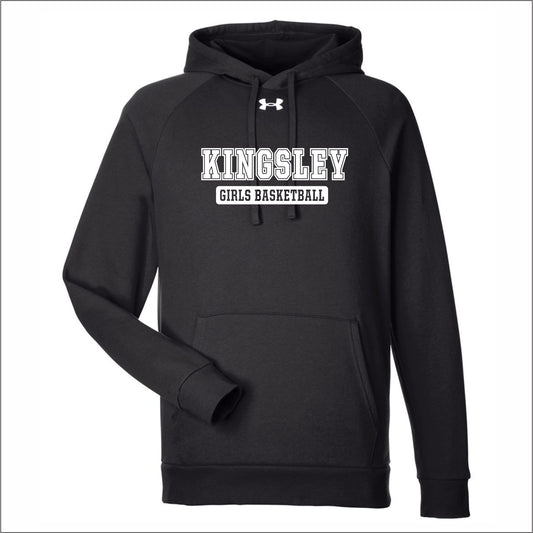 Kingsley Girls Basketball Under Armour Rival Hooded Sweatshirt