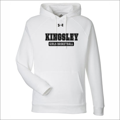 Kingsley Girls Basketball Under Armour Rival Hooded Sweatshirt