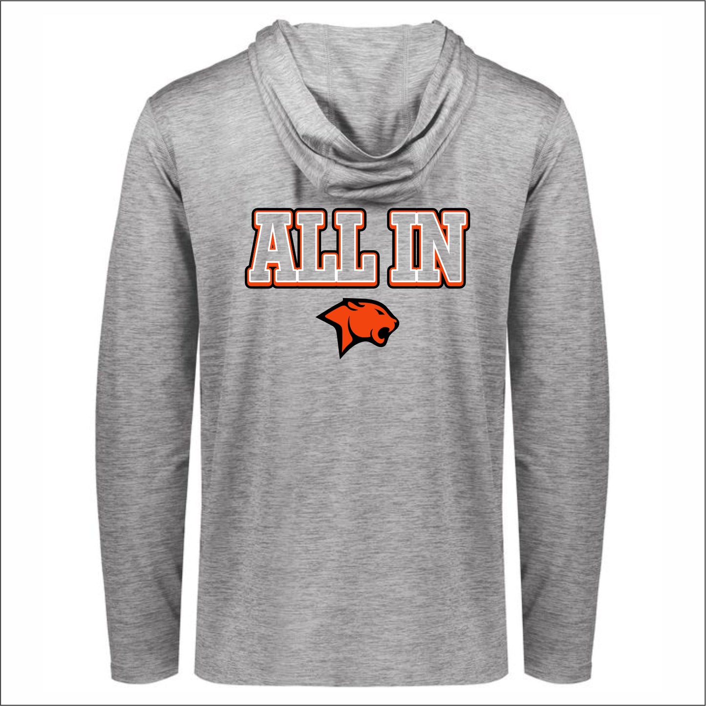 Kingsley Girls Basketball Electrify Performance Hooded Long Slv T