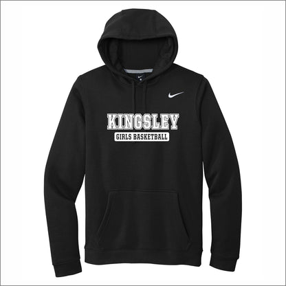 Kingsley Girls Basketball Nike Club Fleece Hooded Sweatshirt