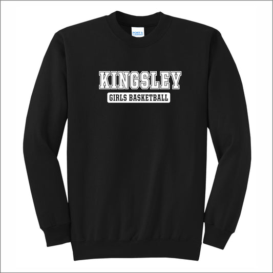 Kingsley Girls Basketball Crewneck Sweatshirt
